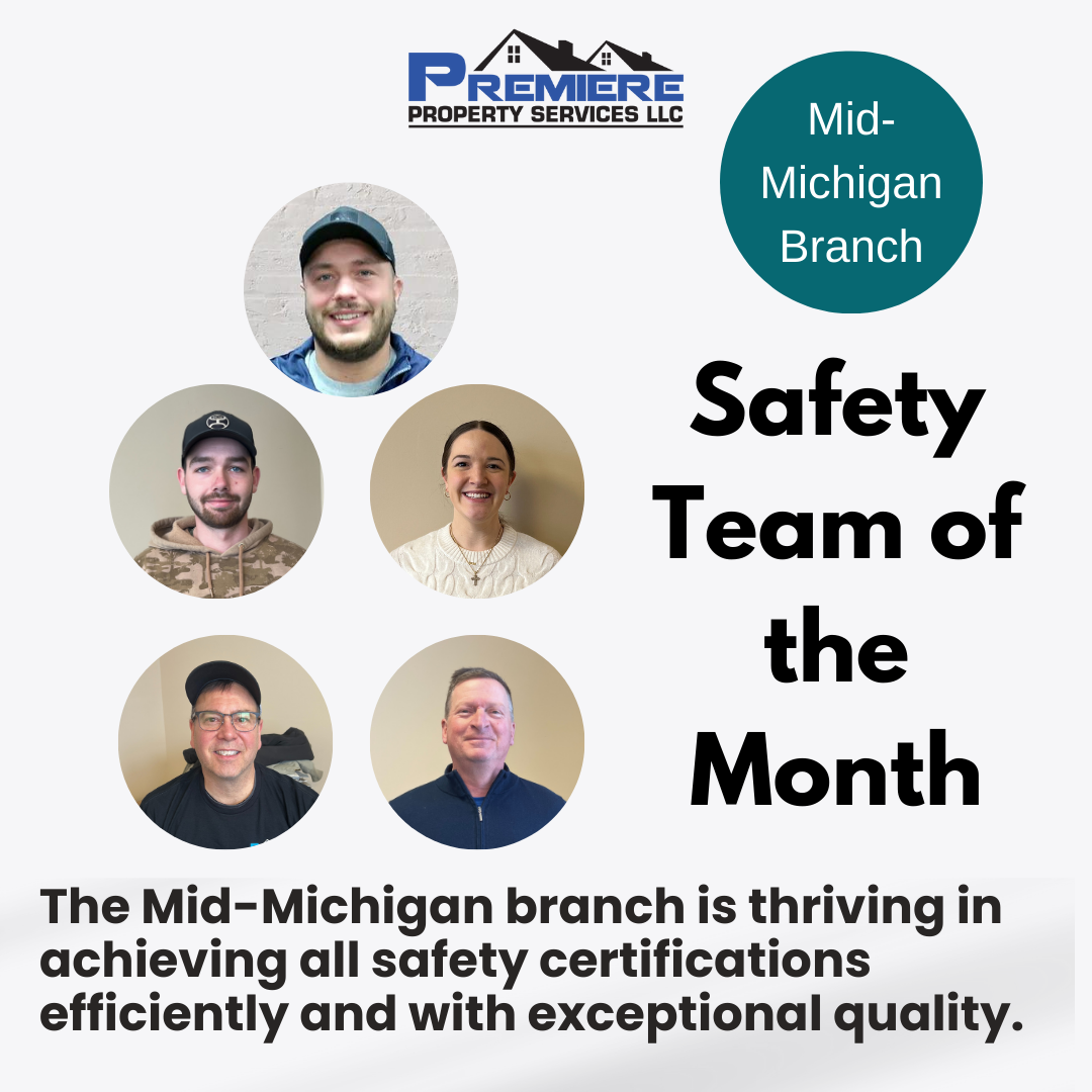 Mid Michigan Branch Sets New Safety Standards, Earns Team of the Month Recognition