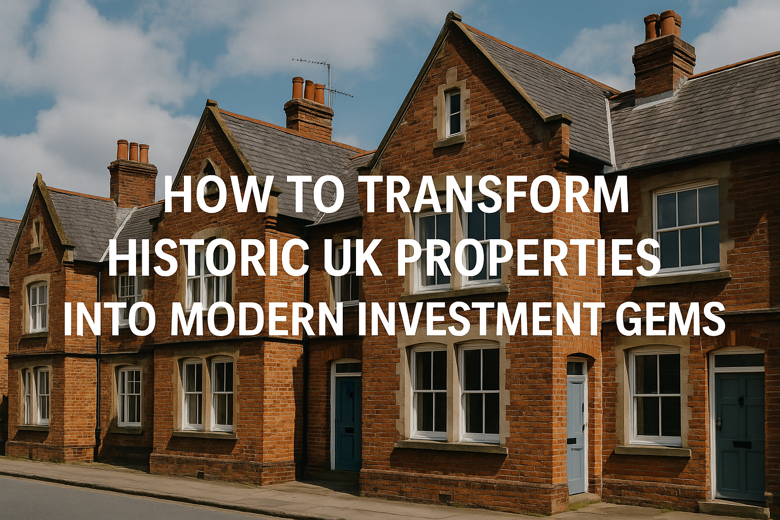 How to Transform Historic UK Properties into Modern Investment Gems