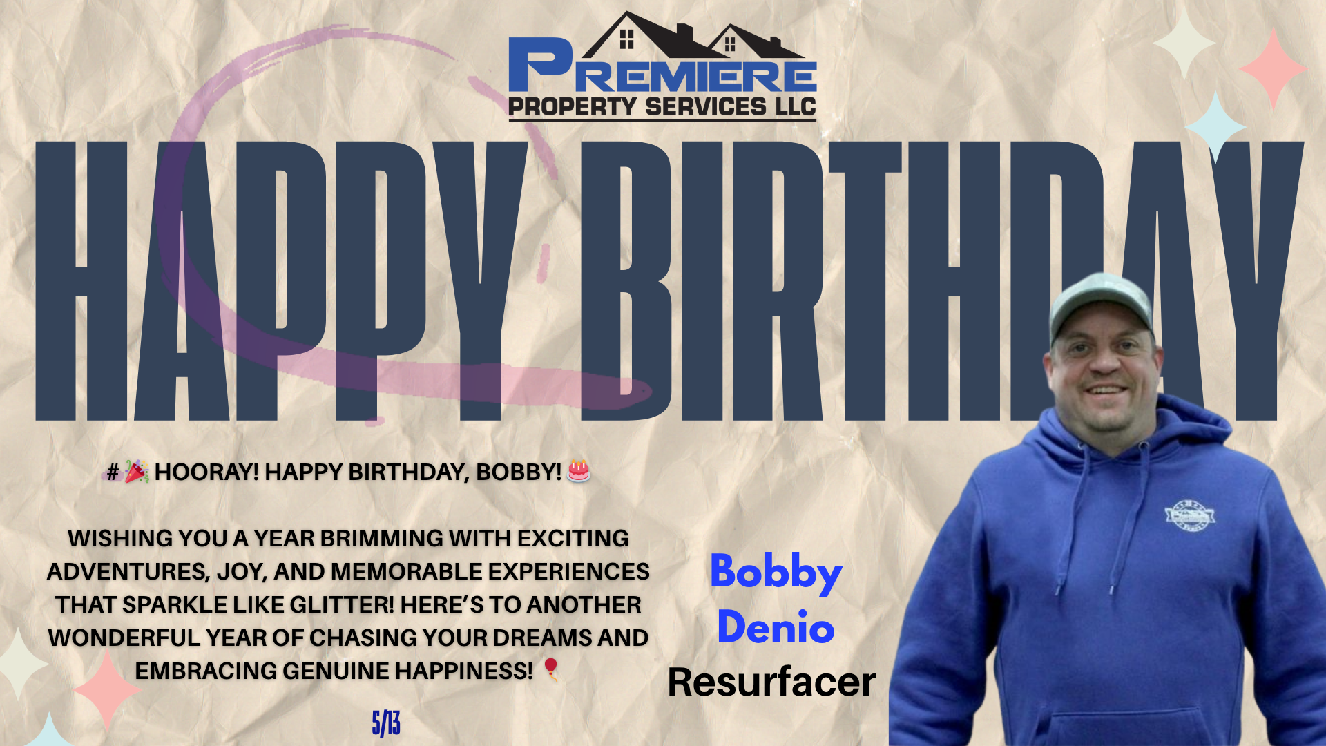 Celebrating Bobby Denio: The Resurfacing Expert Who Makes Magic Happen