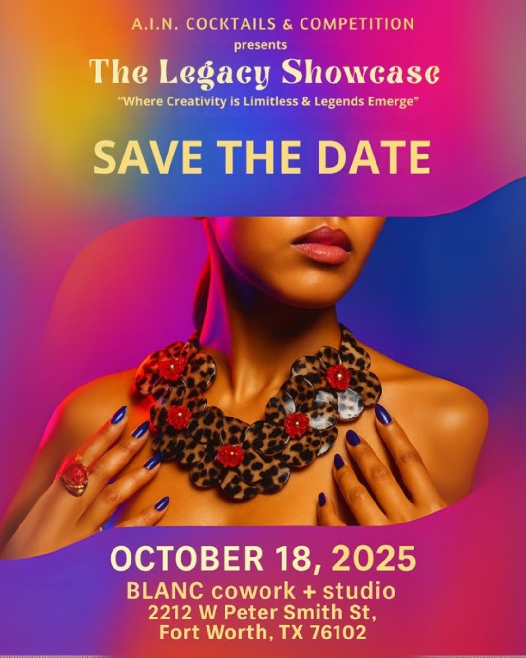 A.I.N. Cocktails & Competition Announces "The LIMITLESS Legacy Showcase" Expansion to Fort Worth