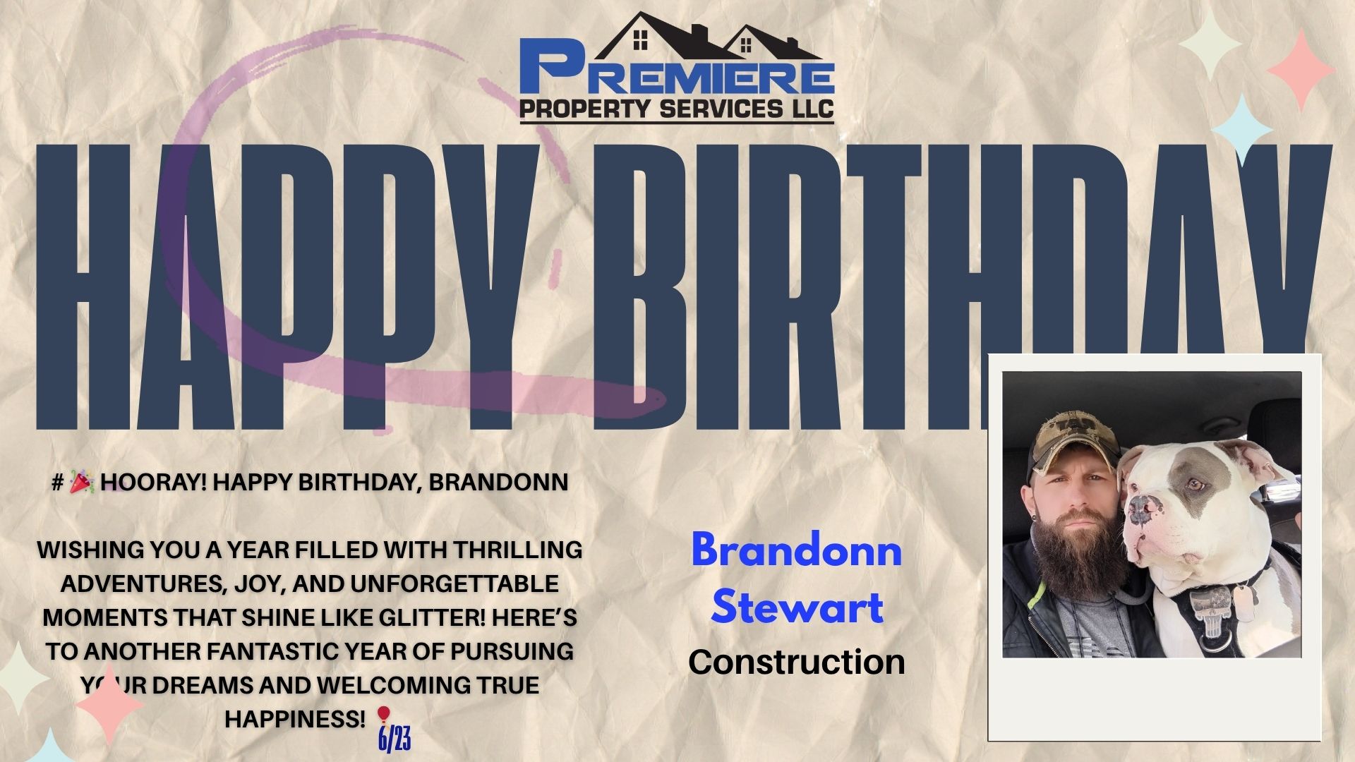 Happy Birthday Brandonn Stewart