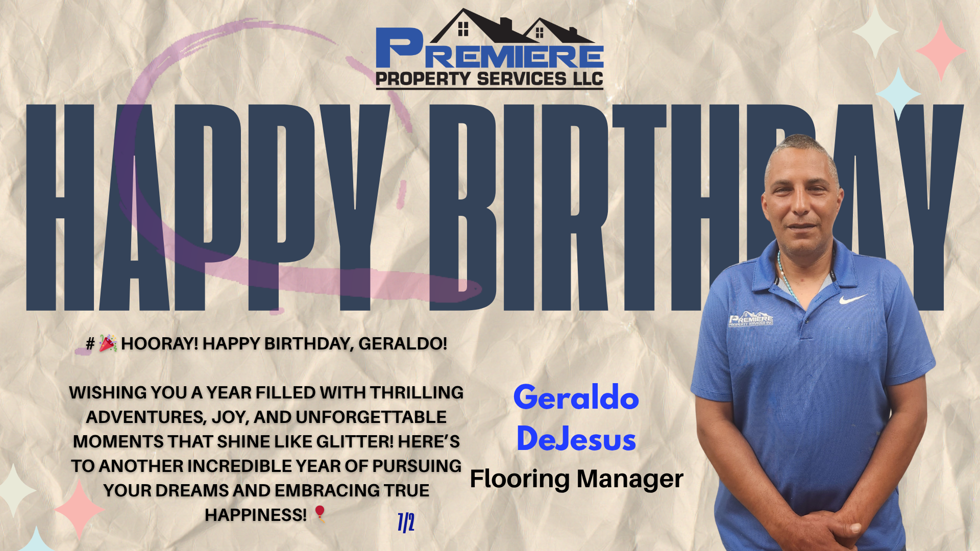Celebrating Geraldo DeJesus: Another Year of Flooring Excellence