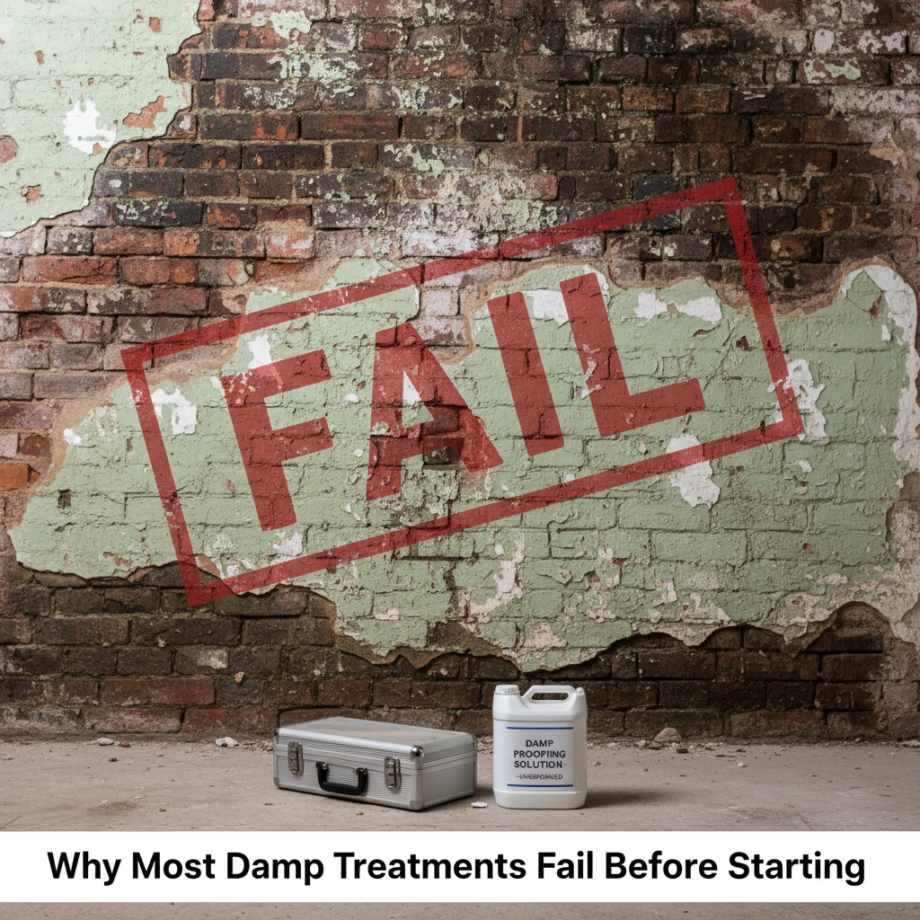 Why Most Damp Treatments Fail Before Starting