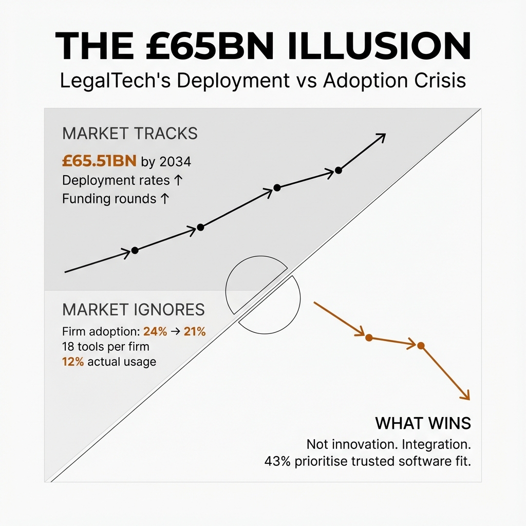 Why LegalTech's £65 Billion Future Depends on Solving a Problem Nobody's Measuring