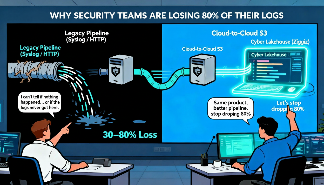 Why Security Teams Are Losing 80% of Their Logs