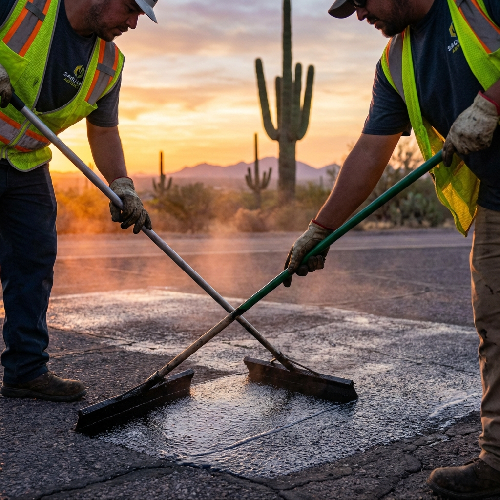 Saguaro Asphalt Expands Professional Seal Coating Services To Combat Premature Pavement Failure In Southern Arizona≪/H1≫ 1 Test gadget preview image