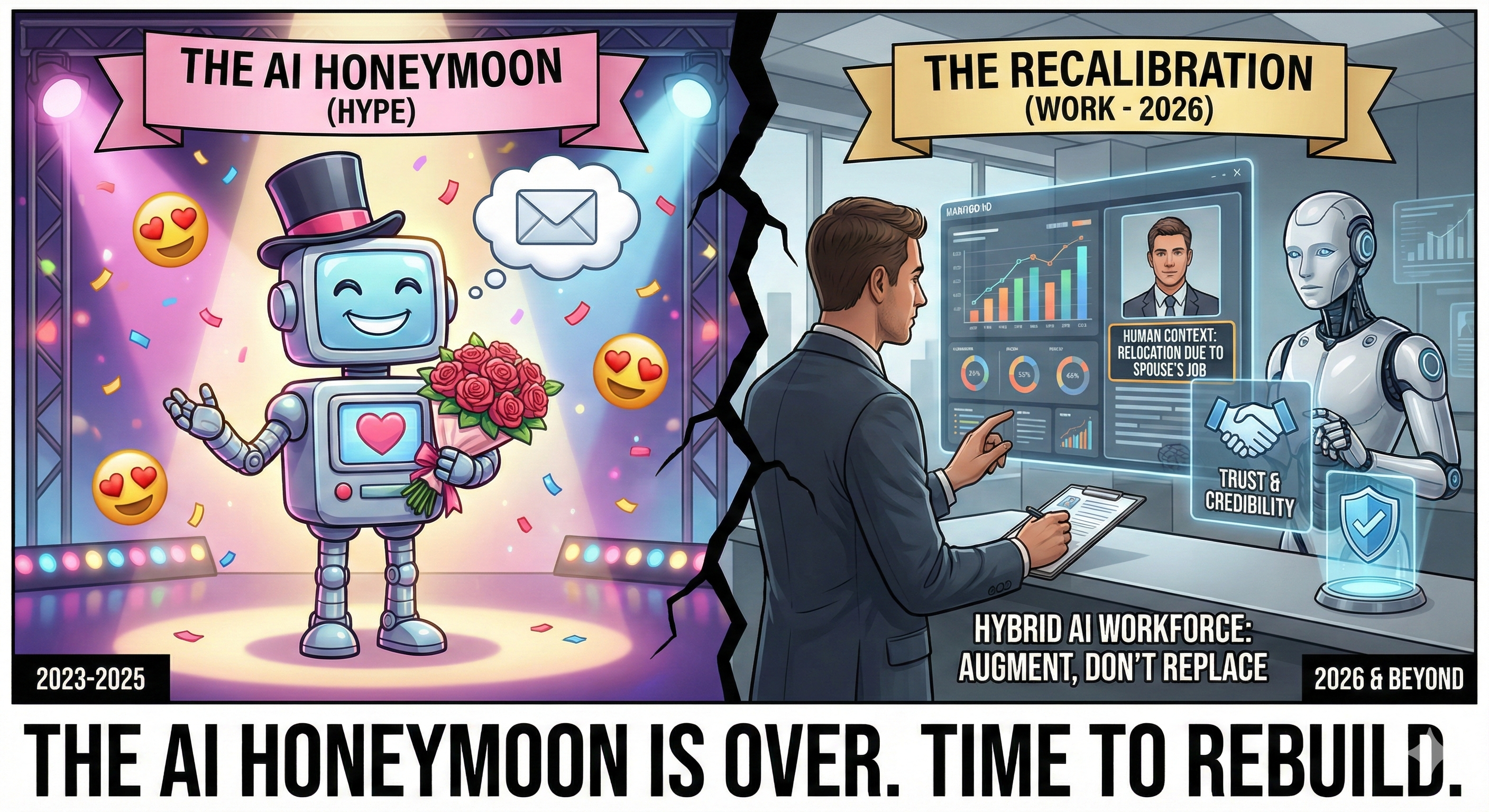 The AI Honeymoon Is Over: Why 2026 Will Force Us to Rebuild Everything