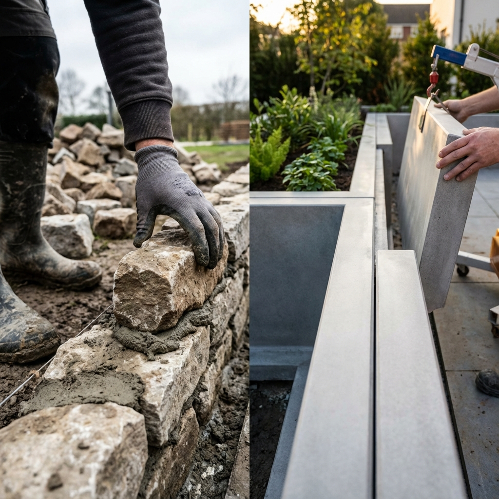 The Building Industry Solved Expensive Masonry 40 Years Ago. Nobody Applied It to Your Backyard Until Now.