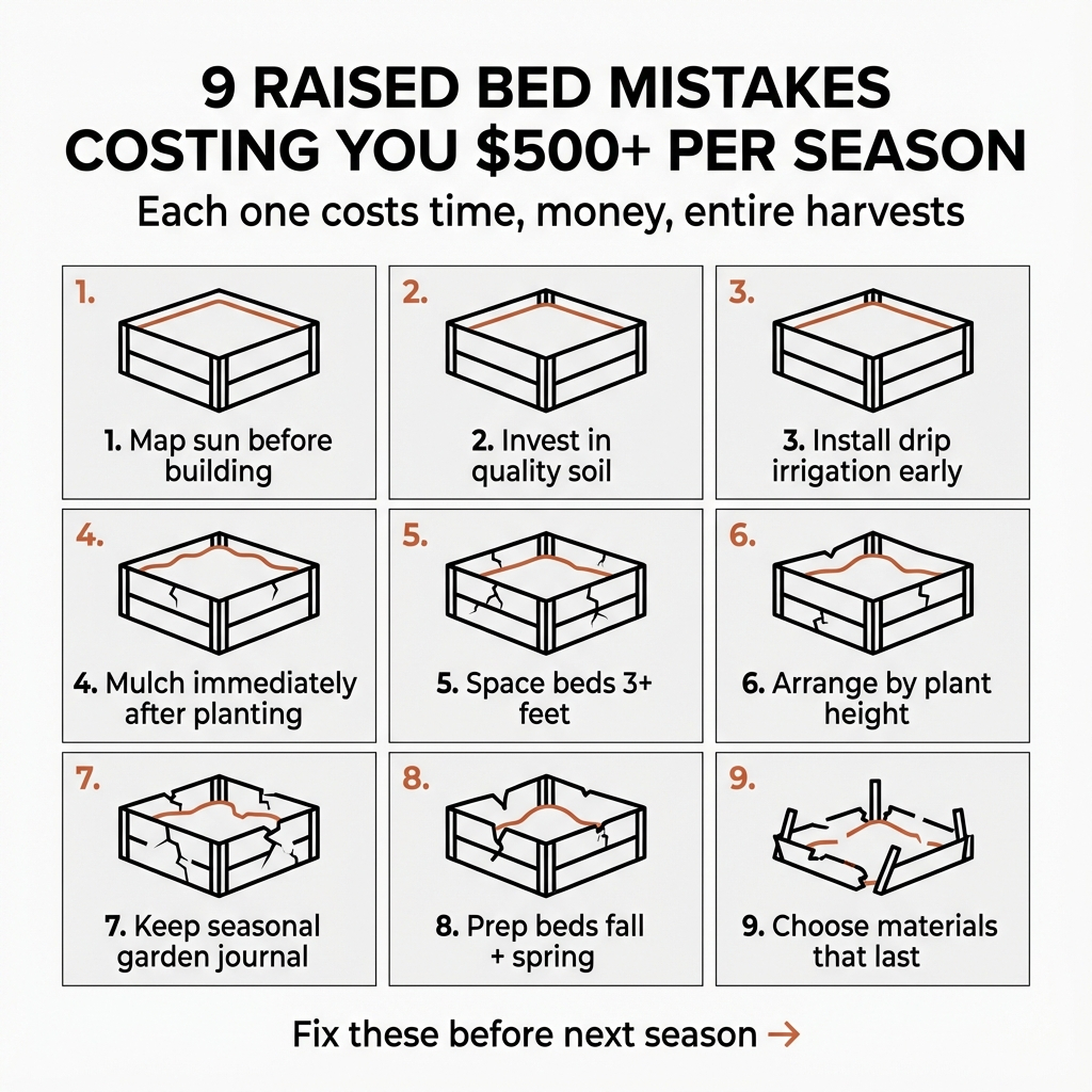 9 Raised Bed Gardening Mistakes That Will Cost You an Entire Growing Season