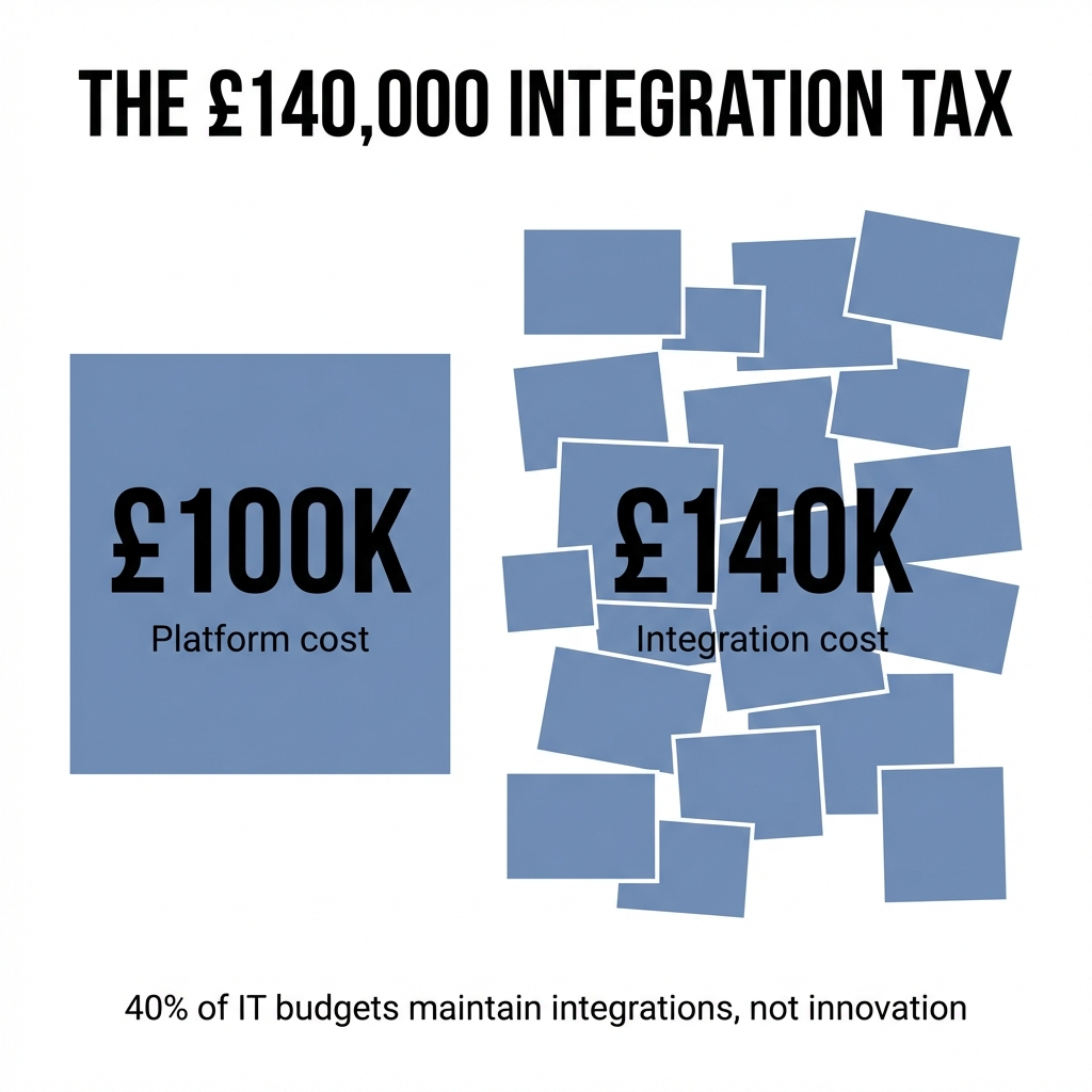 The Integration Tax: Why Your Technology Budget Disappears Before It Delivers