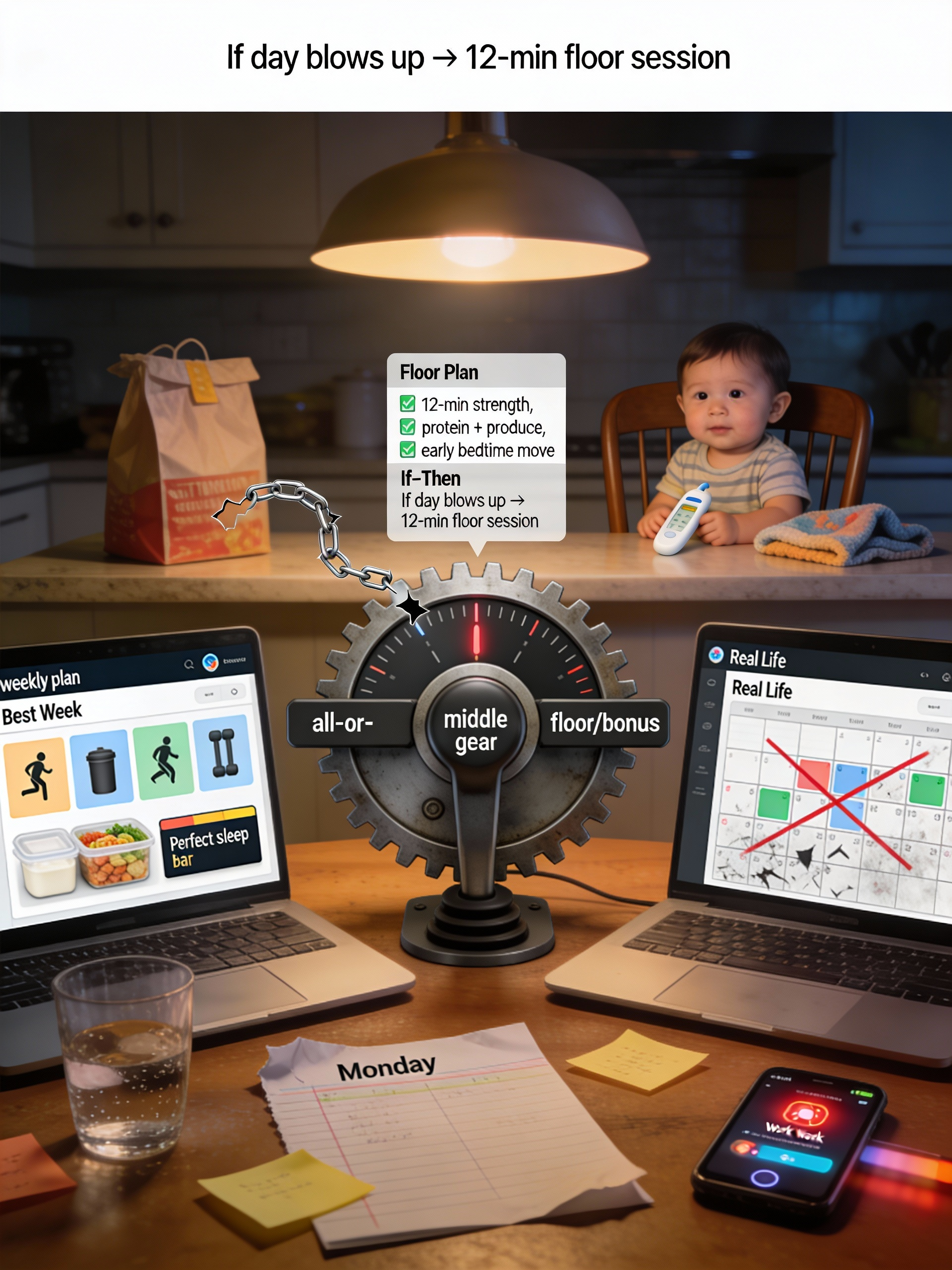 Why Your Health Plan Keeps Breaking (And How to Build One That Survives Your Actual Life)