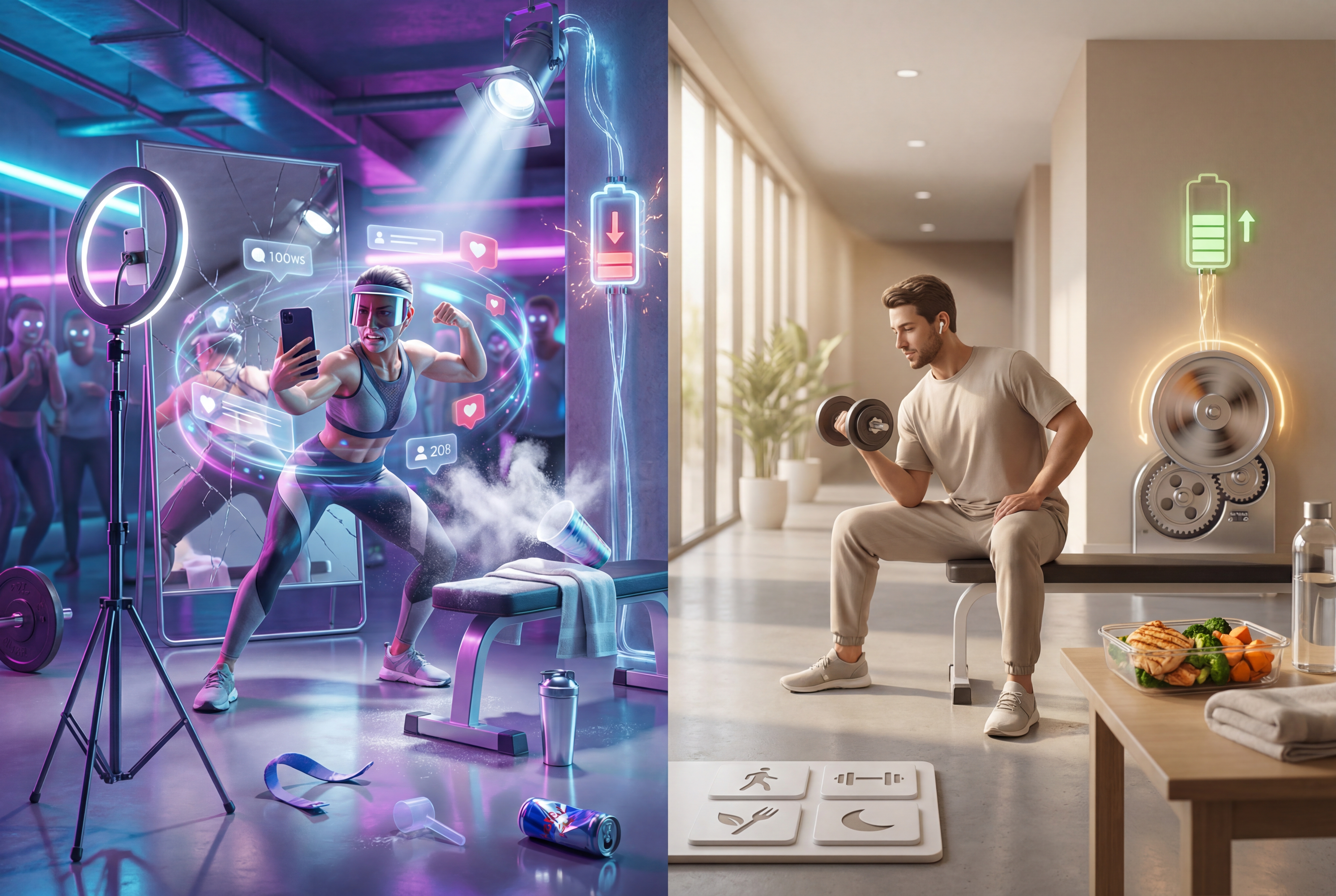 The Gym Selfie Economy: Why Real Health Looks Boring