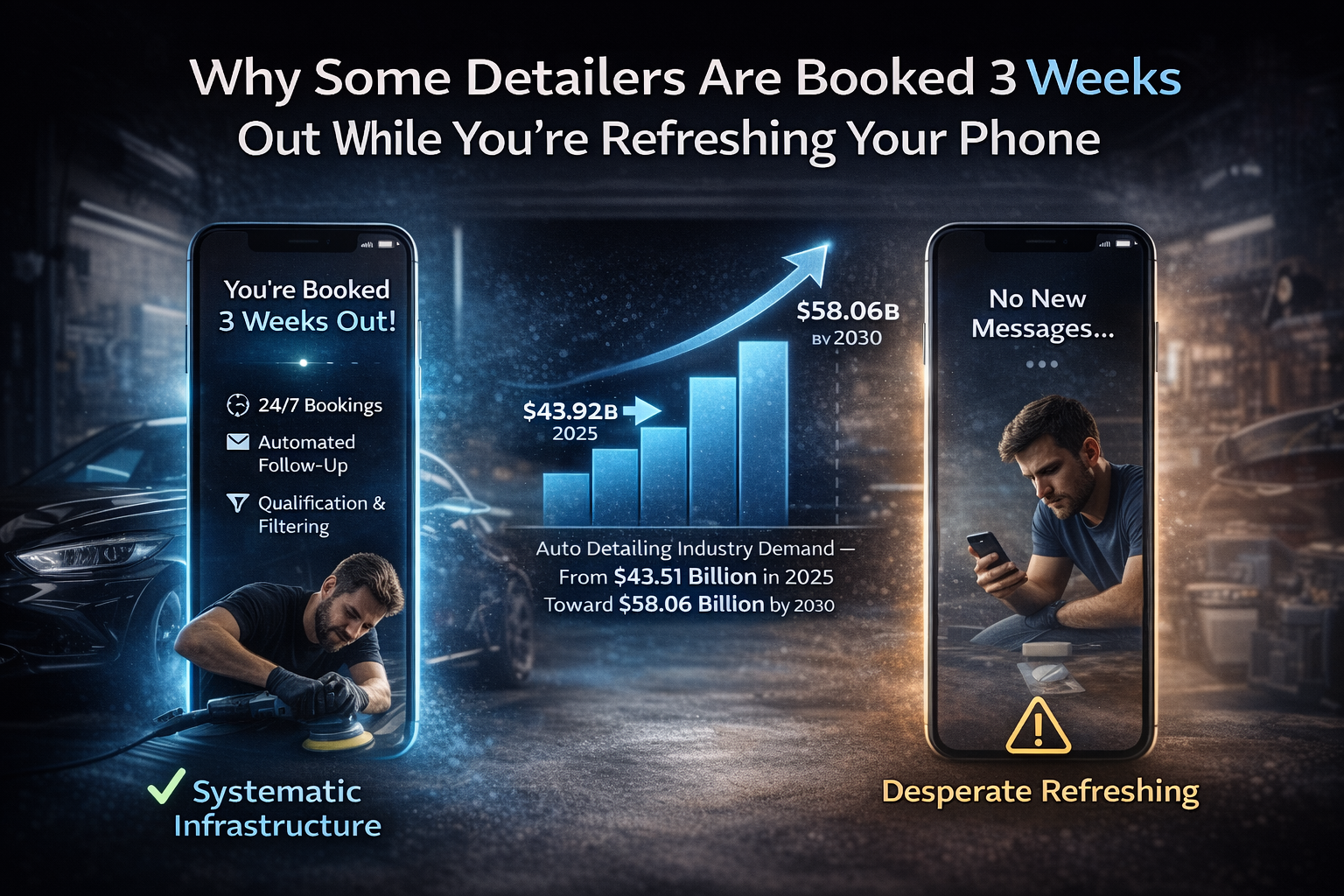 Why Some Detailers Are Booked 3 Weeks Out While You're Refreshing Your Phone