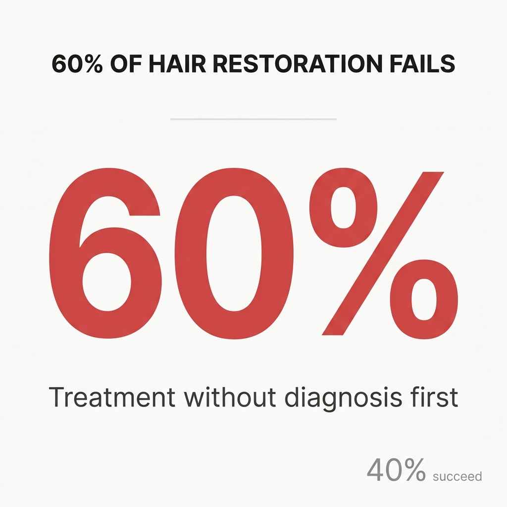 Why Your Hair Restoration Results Disappear (And What Actually Works)