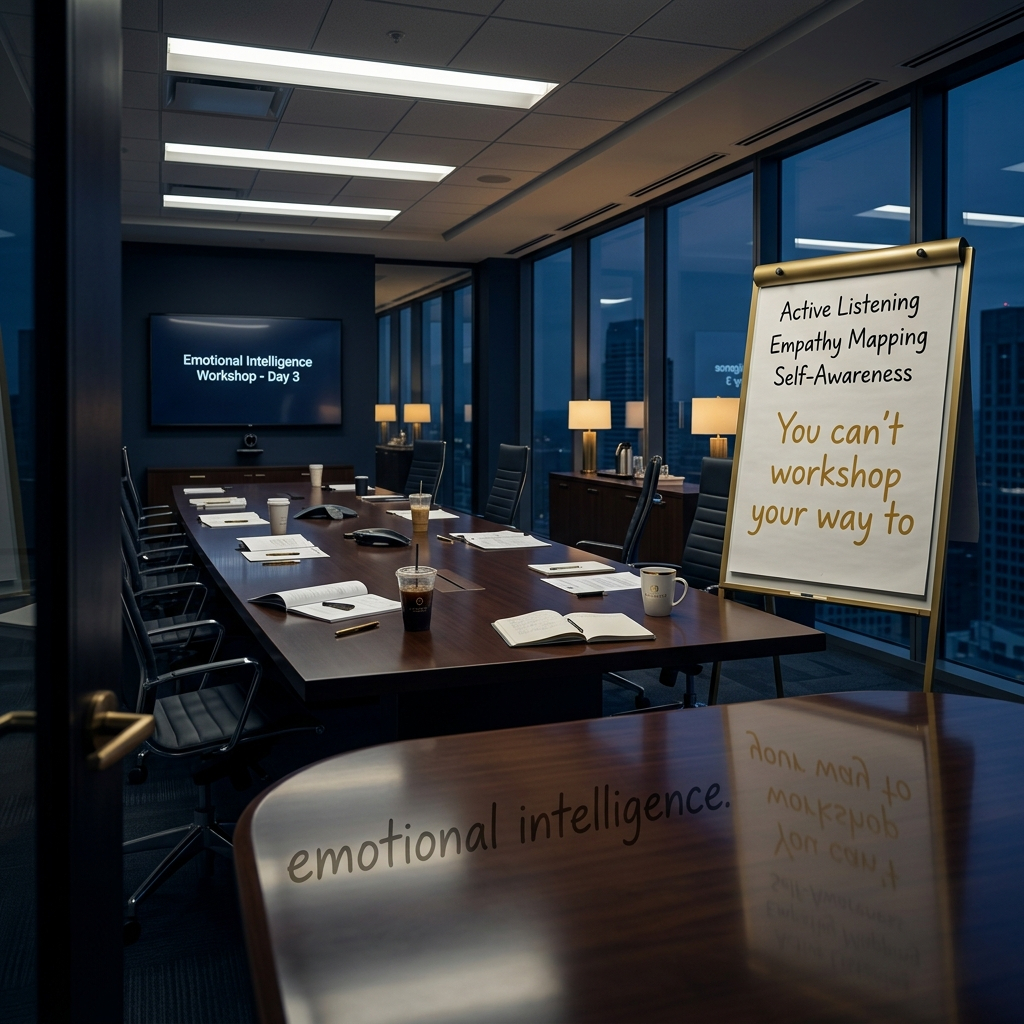 The Leadership Skill AI Can't Replace: Why Emotional Intelligence Must Be Reprogrammed, Not Taught