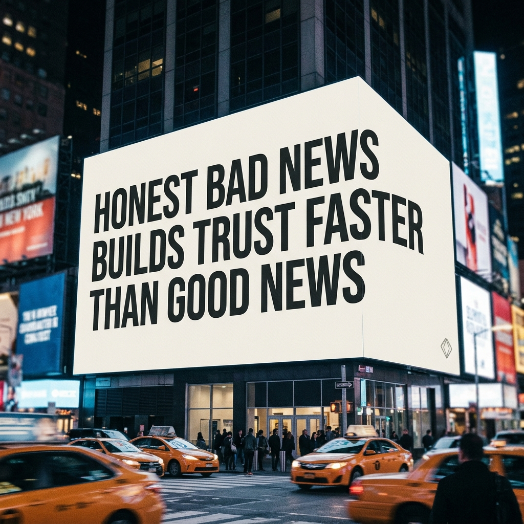 Honest bad news: writing leadership updates that don't lie