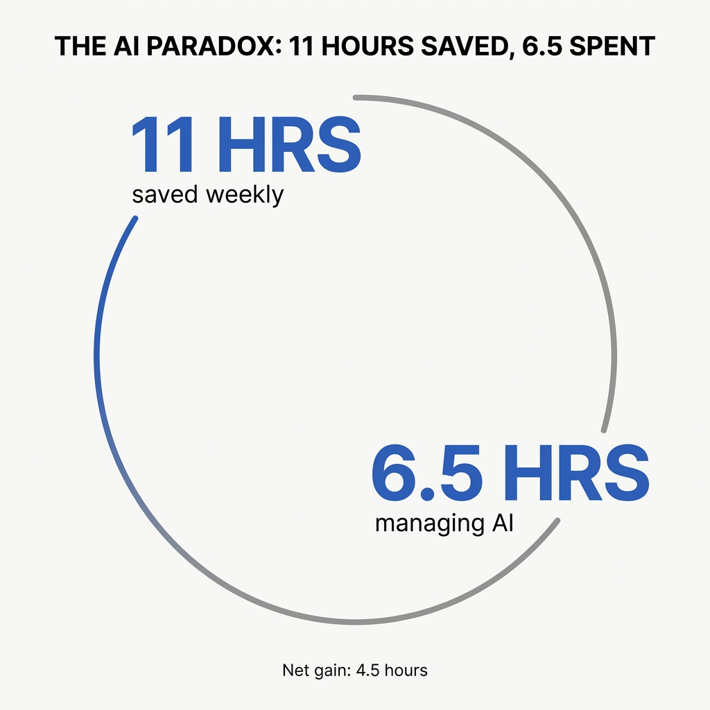The AI Productivity Paradox: Why Companies Save Time But Not Money