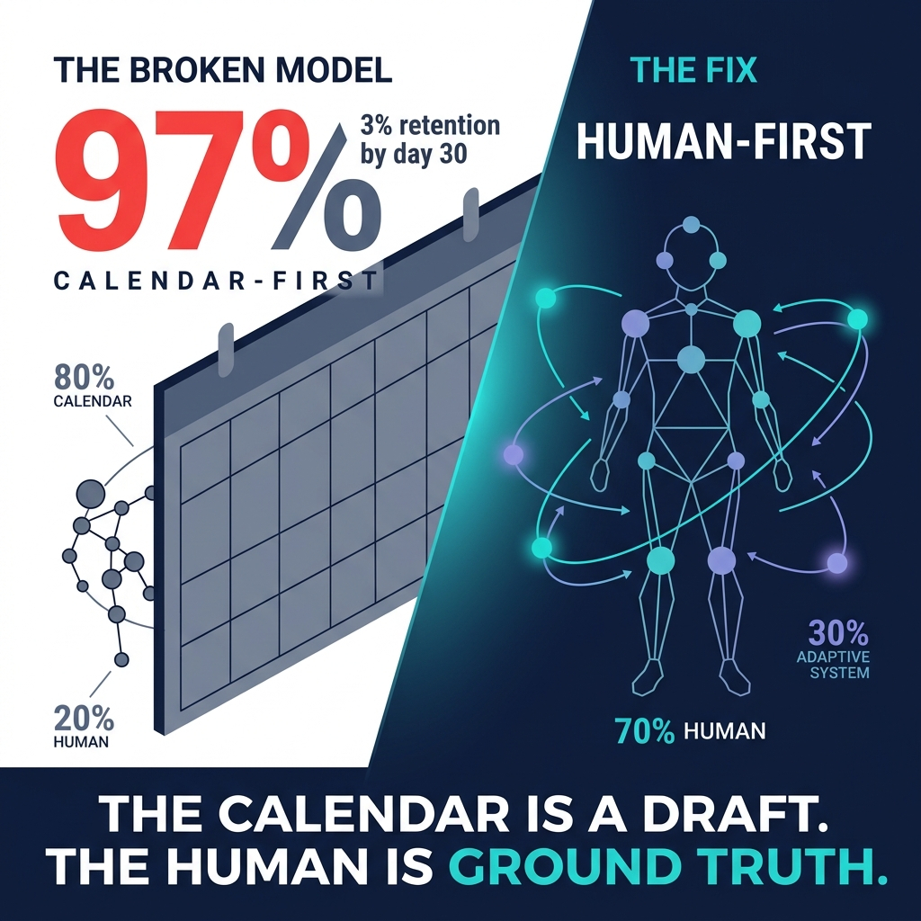 Your Fitness App Trusts the Calendar More Than You