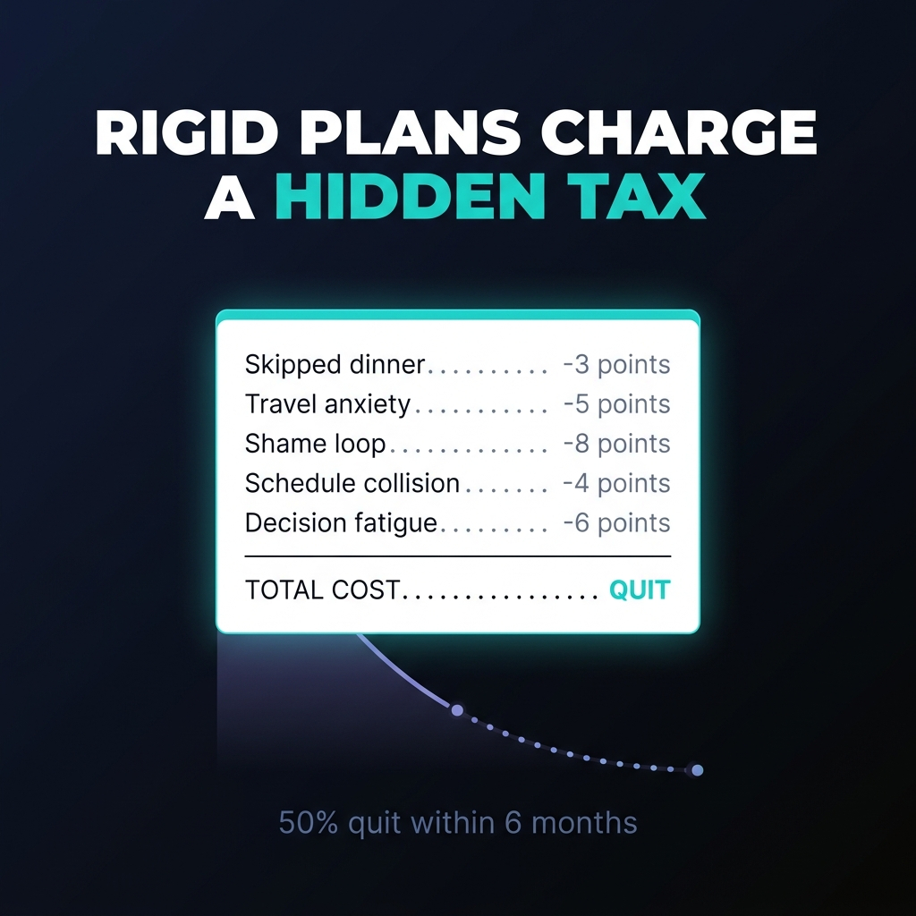 The Invisible Cost of Rigid Fitness Plans