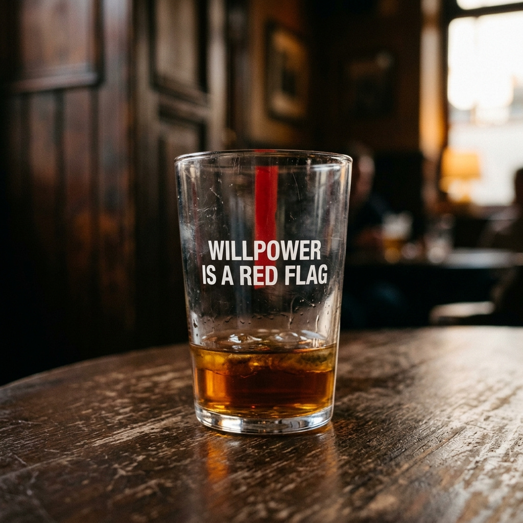 The Glass of Water: Why Needing Willpower Is a Signal, Not a Strength