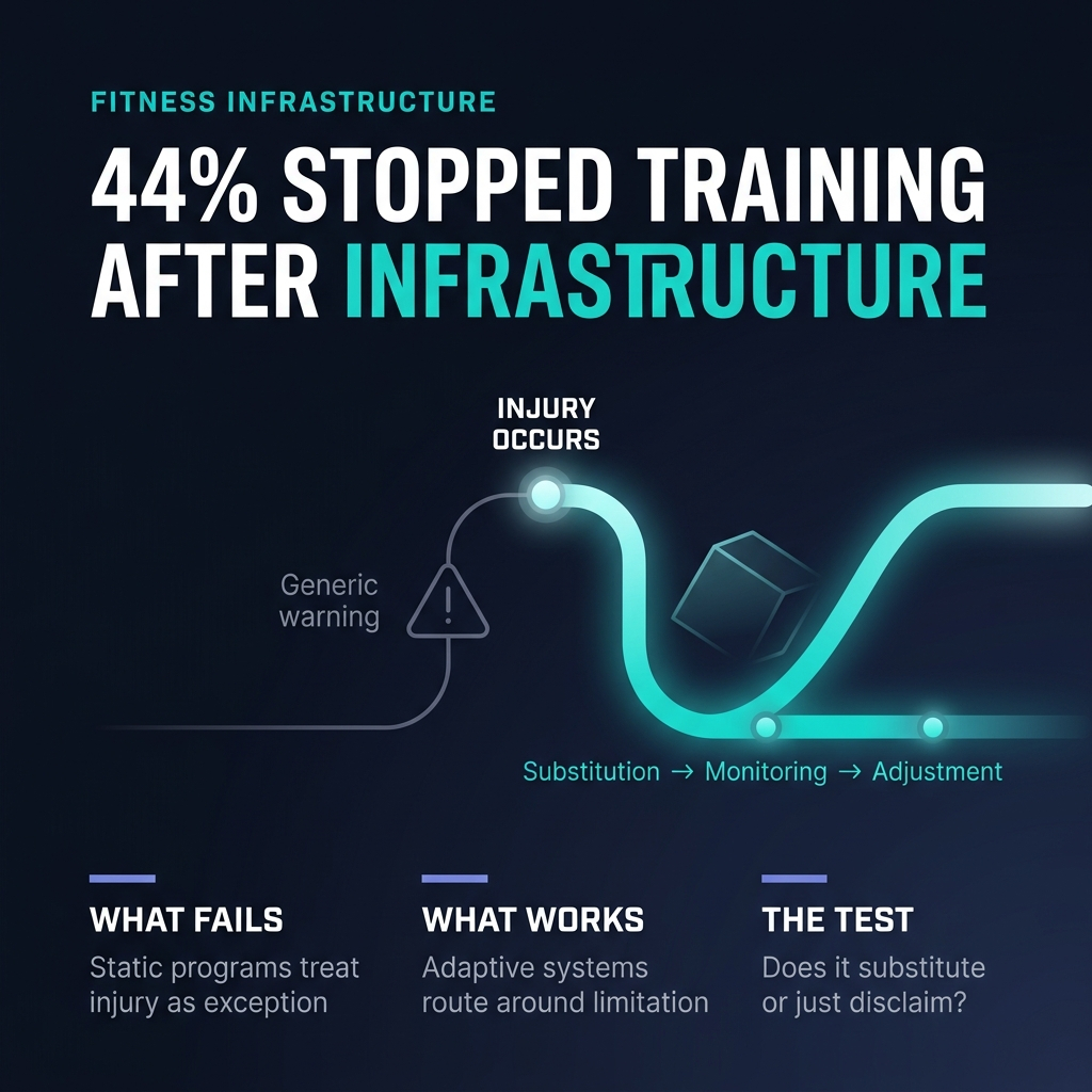 The Question Every Fitness System Fails: What Happens When You Get Hurt