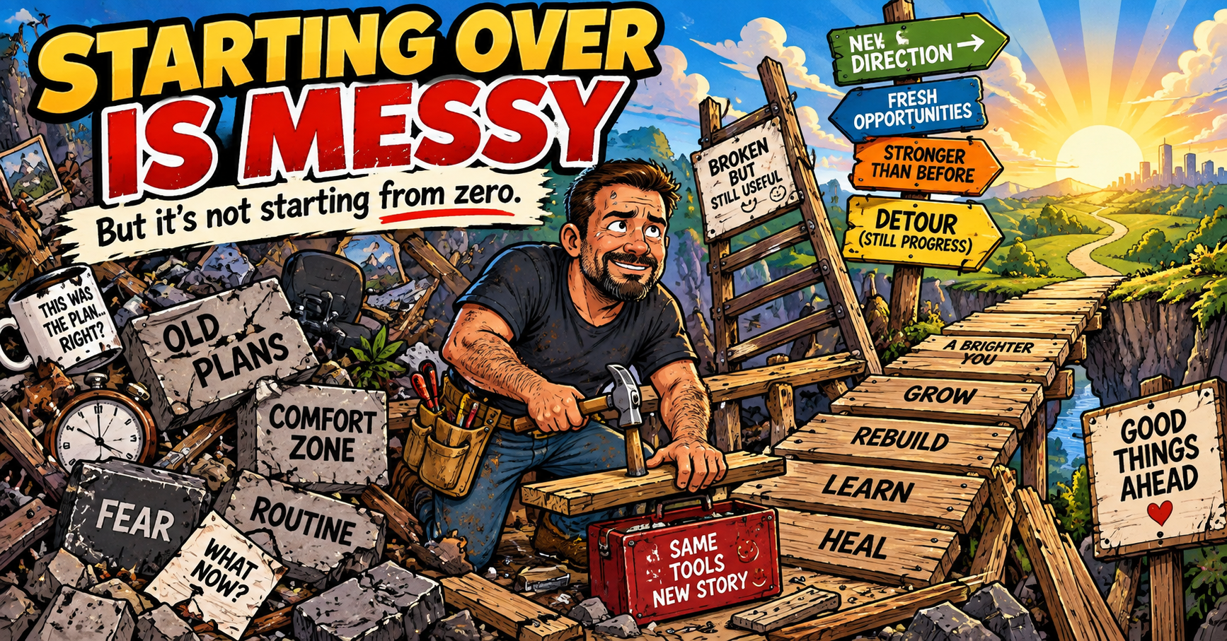 Starting Over in Life: What Rebuilding Actually Looks Like