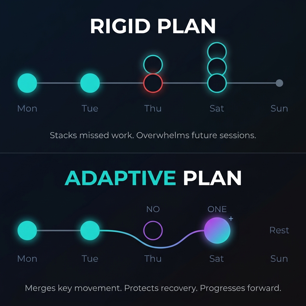 Missed a Workout? What an Adaptive Fitness Plan Changes Next
