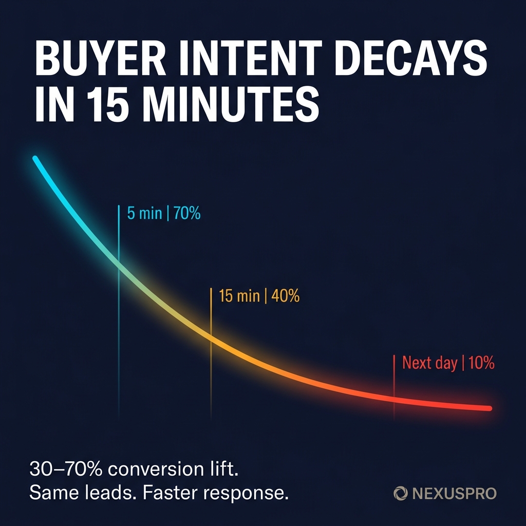 Speed to Lead Is a Buyer Behaviour Insight, and Most Businesses Read It Wrong
