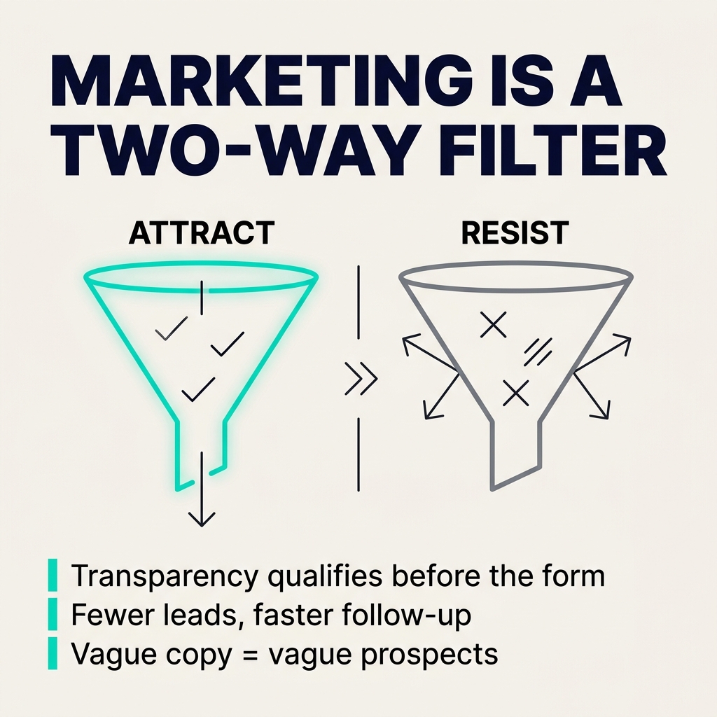 Your Marketing Should Push Some People Away. That Is the Point.